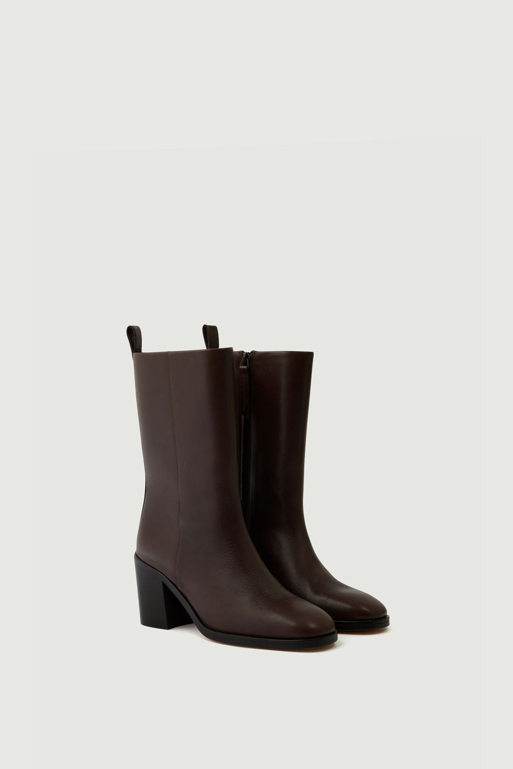 Bottines Cara - Ébène - Cuir - Femme vue 4